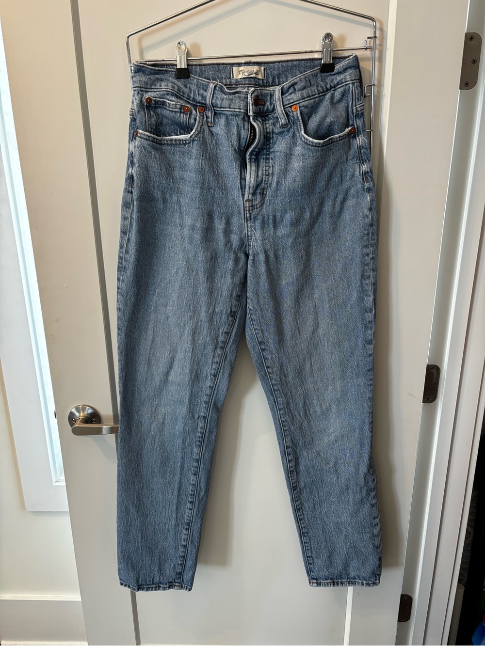 Madewell Classic Light Blue Ankle Crop Jeans